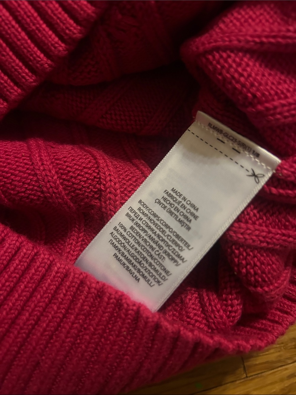 Polo Ralph Lauren Short Sleeve Cable Knit Sweater Beaded Big Pony Logo Pink - Picture 9 of 9
